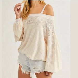Free People Sistine Cold Shoulder Top